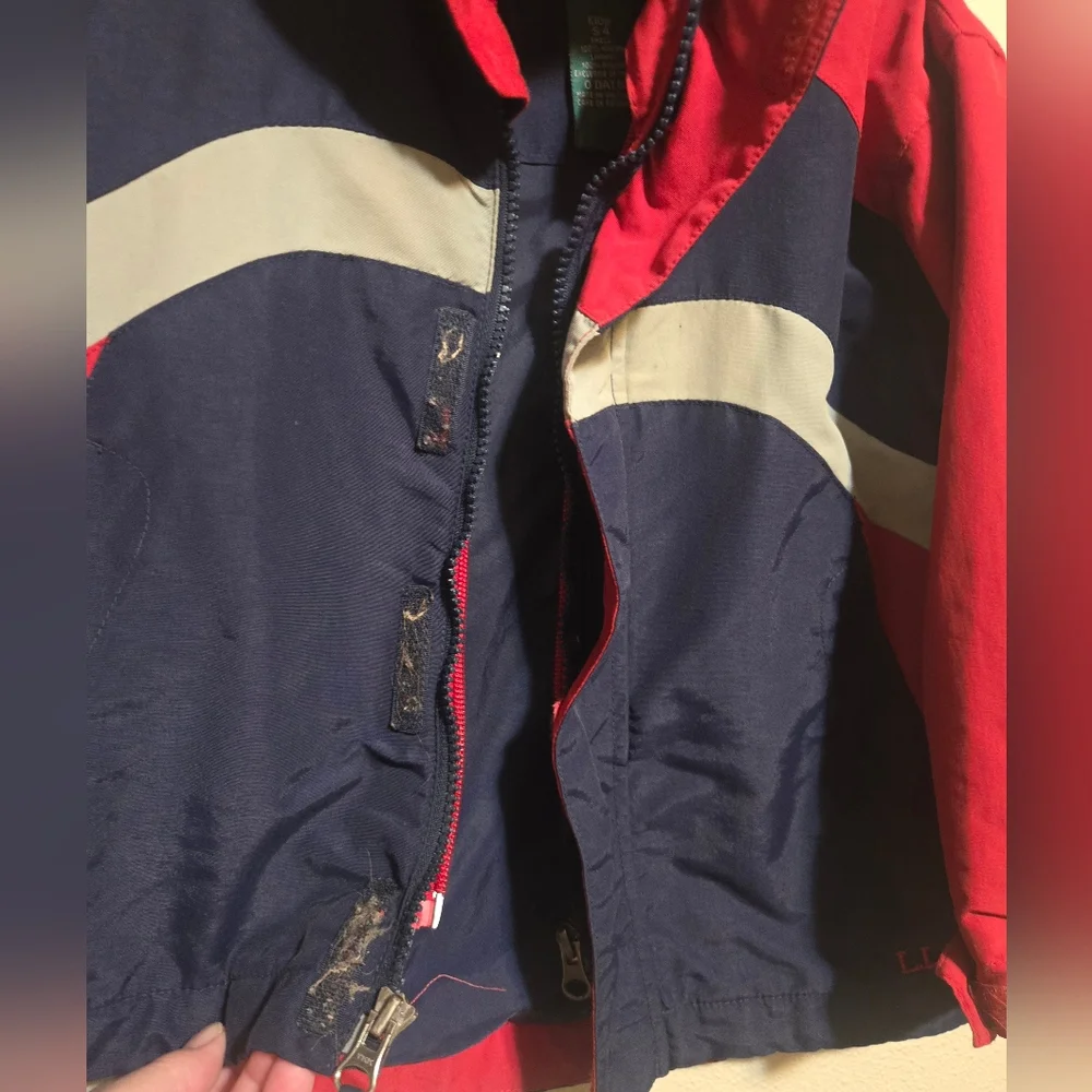 Vintage L.L. Bean Kids Red and Navy